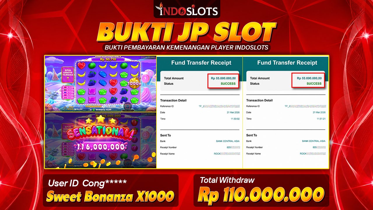 Room Malam Sweet Bonanza X1000 Indoslots Panas, Cong**** Tarik Rp 110 Juta Tanpa Drama