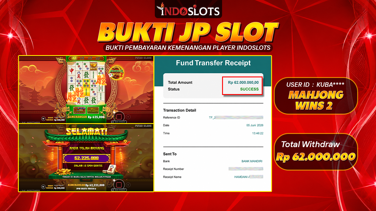 Kuba**** Kunci Rp 62 Juta Dari Mahjong Wins 2 Slot Indoslots