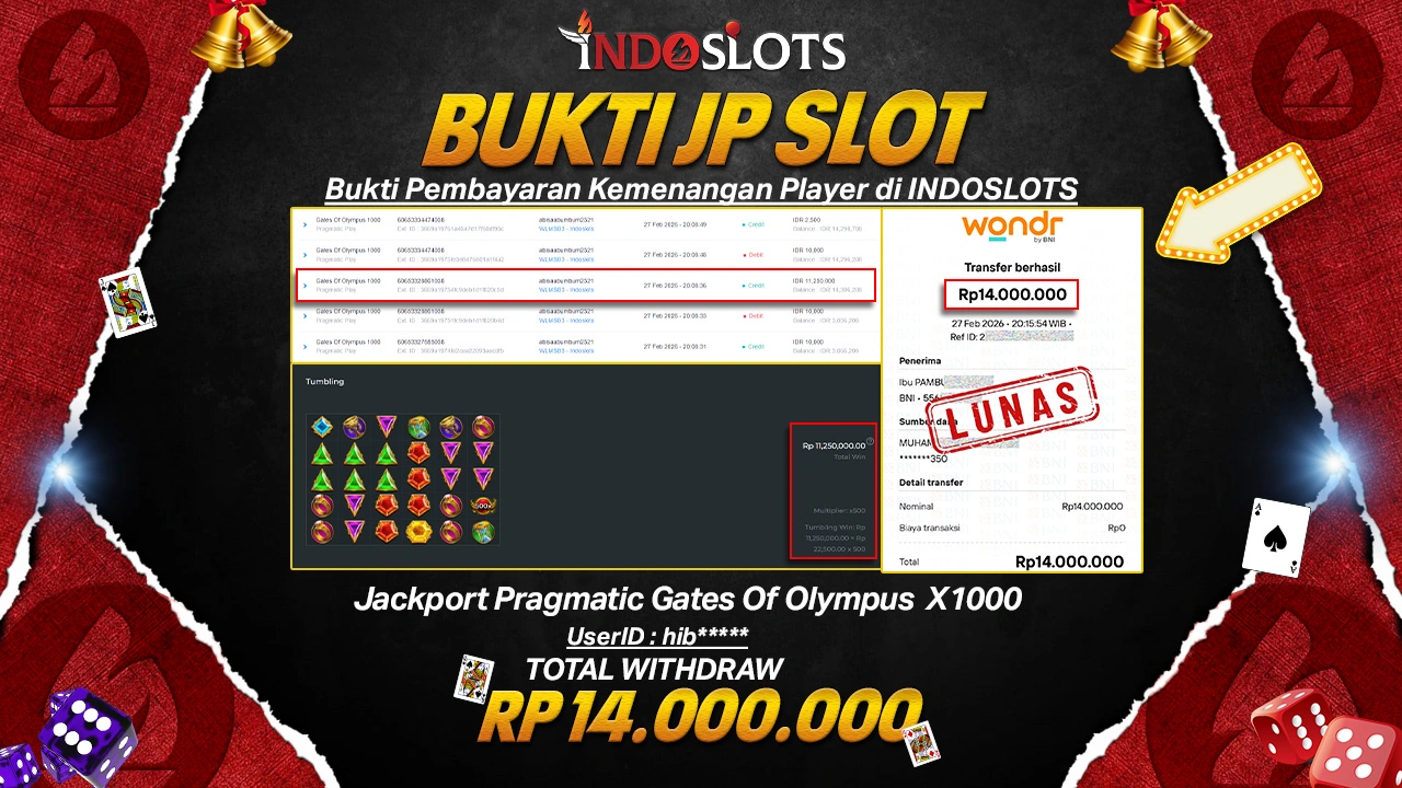 Room Gates Of Olympus 1000 Indoslots Lagi On Fire, Hibi**** Cairkan Rp 14 Juta