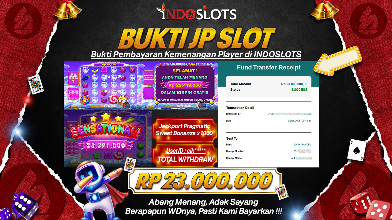 Sweet Bonanza X1000 Di Indoslots Buka Pintu Jp, Cikm**** Bawa Pulang Rp 23 Juta