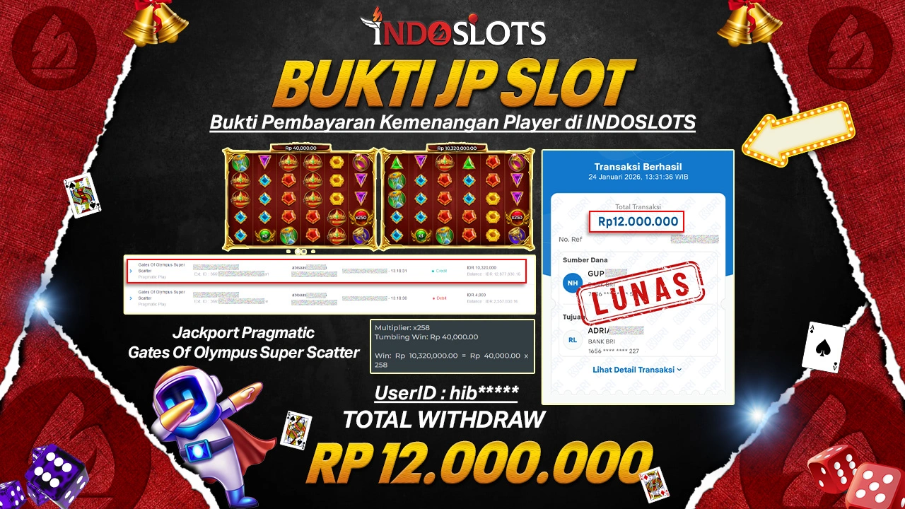 Hibo**** Kunci Rp 12 Juta Dari Gates Of Olympus Super Scatter Slot Indoslots